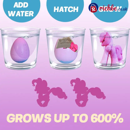6 Pack Hatching Growing Unicorn Eggs
