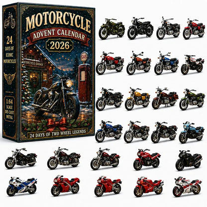 🔥😍🏍️🎄 Motorcycle Advent Calendar 2026 – 24 Days of Two-Wheel Legends 🎁🔥
