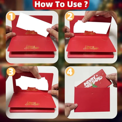 🎄Fold-Out Christmas Money Gift Card – Make Cash Feel Like a Real Present