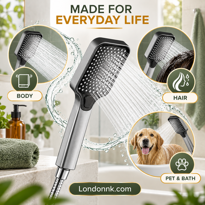 🏆 Last Day Special Price £9.99! 🚿 High-Boost Shower Head – Powerful Water Flow & Spa-Like Comfort ✨