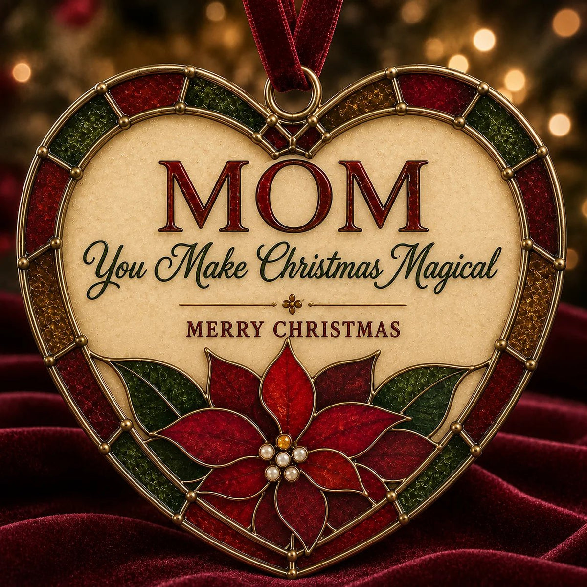 🎄 Handcrafted Stained Glass Christmas Ornaments – Meaningful Keepsakes Made to Be Cherished ❤️