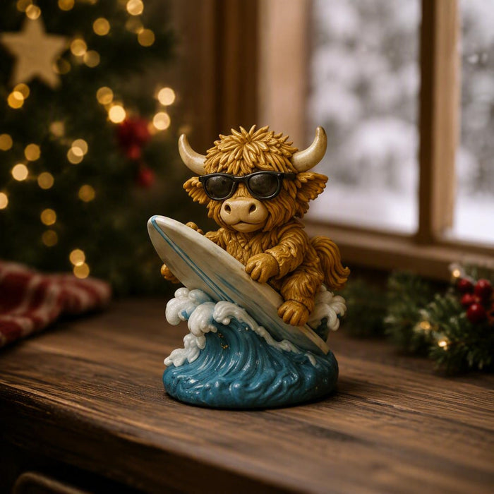 🏄 Surfing Highland Cow