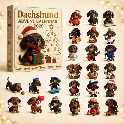 🎁2026 Dachshund Advent Calendar Blind Box💕🐶