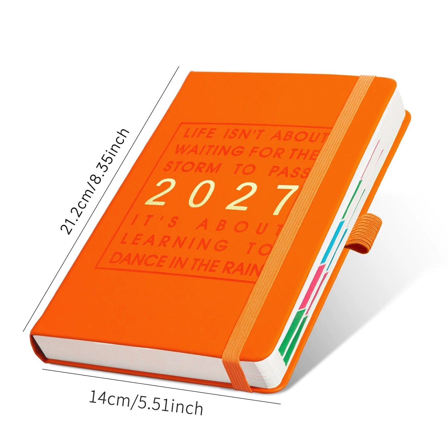 📅  📓 2027 Calendar Notebook – A5, one day per sheet, date-marked – Ideal for daily logs & future reference ✨
