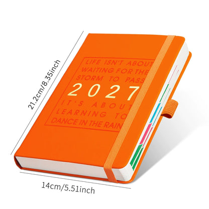 📅  📓 2027 Calendar Notebook – A5, one day per sheet, date-marked – Ideal for daily logs & future reference ✨