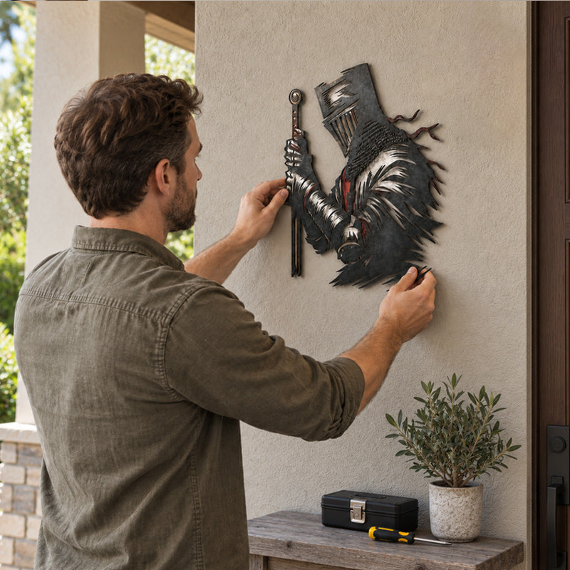 ⚔️⚔️Medieval Knight Wall Decor – The Guardian Knight