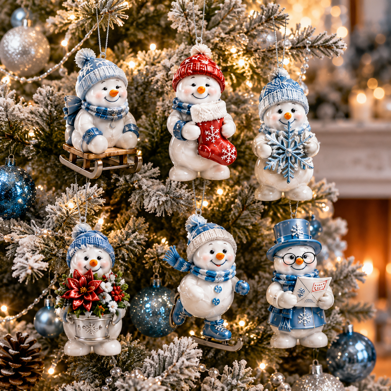 ✨24-Day Christmas Countdown Advent Calendar – Snowman Christmas Series☃️