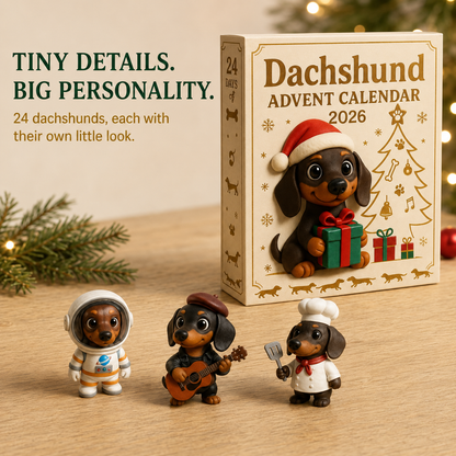 🎁2026 Dachshund Advent Calendar Blind Box💕🐶