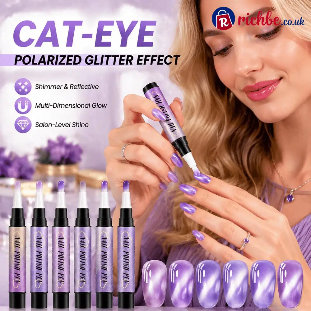 💅 6PCS One-Step Gel Nail Art Pen Set – Salon Beauty at Home