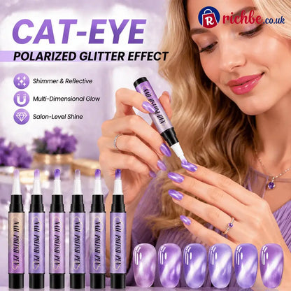 💅 6PCS One-Step Gel Nail Art Pen Set – Salon Beauty at Home