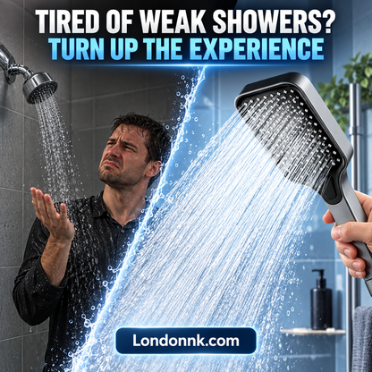 🏆 Last Day Special Price £9.99! 🚿 High-Boost Shower Head – Powerful Water Flow & Spa-Like Comfort ✨