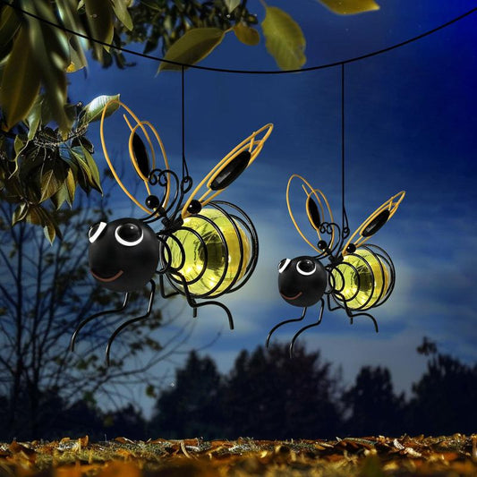 🐝Outdoor Hanging Solar Bee Light - Perfect gift for plant lovers moms or literally anyone who smiles ❤️