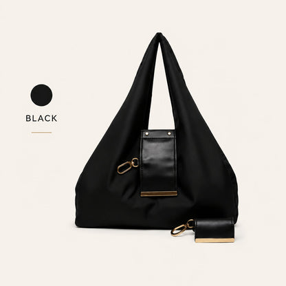 Toworkact™ Varelli Charm Transformable Bag – Stylish Vegan Leather Tote & Keychain Charm