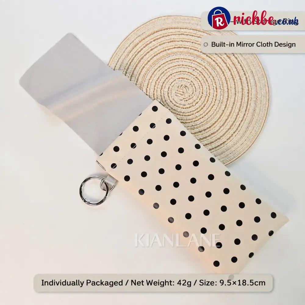 🏆75K+ SOLD!🕶️Soft PU Leather Sunglasses Pouch Elastic Opening Eyeglasses Bag