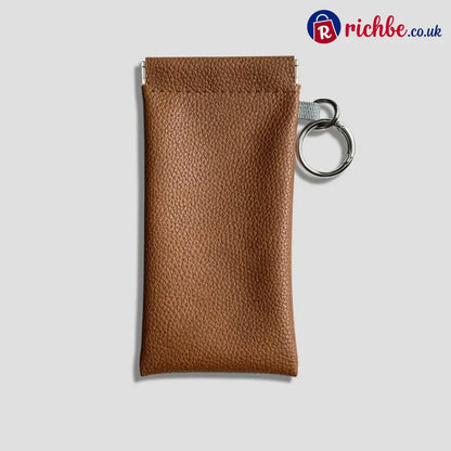 🏆75K+ SOLD!🕶️Soft PU Leather Sunglasses Pouch Elastic Opening Eyeglasses Bag