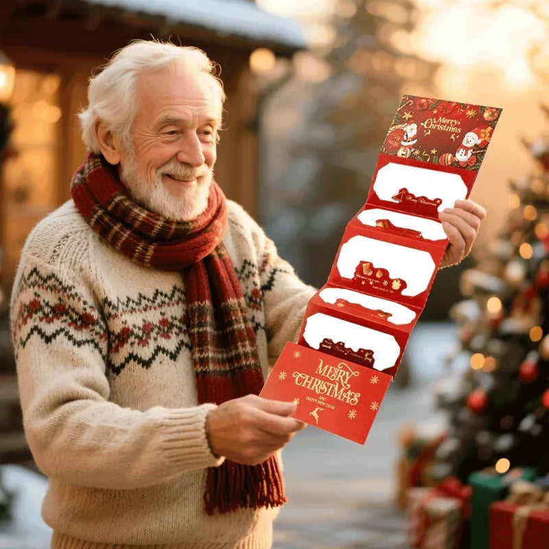 🎄Fold-Out Christmas Money Gift Card – Make Cash Feel Like a Real Present