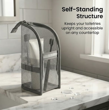 Self-Standing Toiletry & Cosmetic Storage Bag