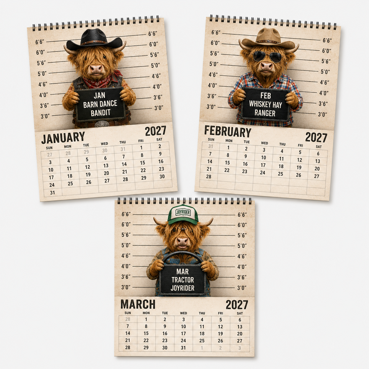🦝🚨 Raccoon Crime Syndicate 2027 Calendar – 12 Months of Trash, Trouble & Tiny Criminals 😂