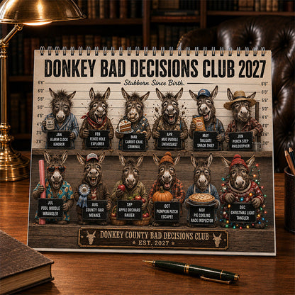 🦝🚨 Raccoon Crime Syndicate 2027 Calendar – 12 Months of Trash, Trouble & Tiny Criminals 😂