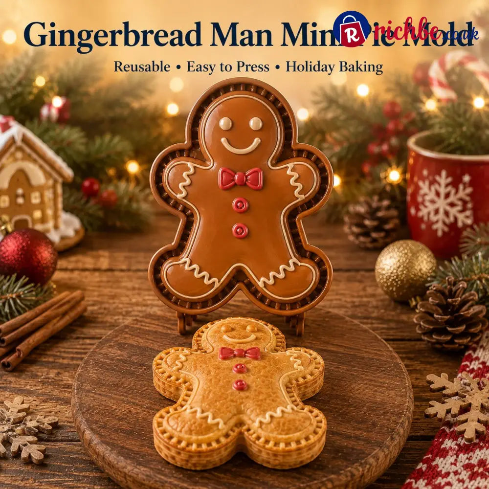 🎄8-Design Christmas Mini Pie Mold Collection| Reusable Embossed Molds