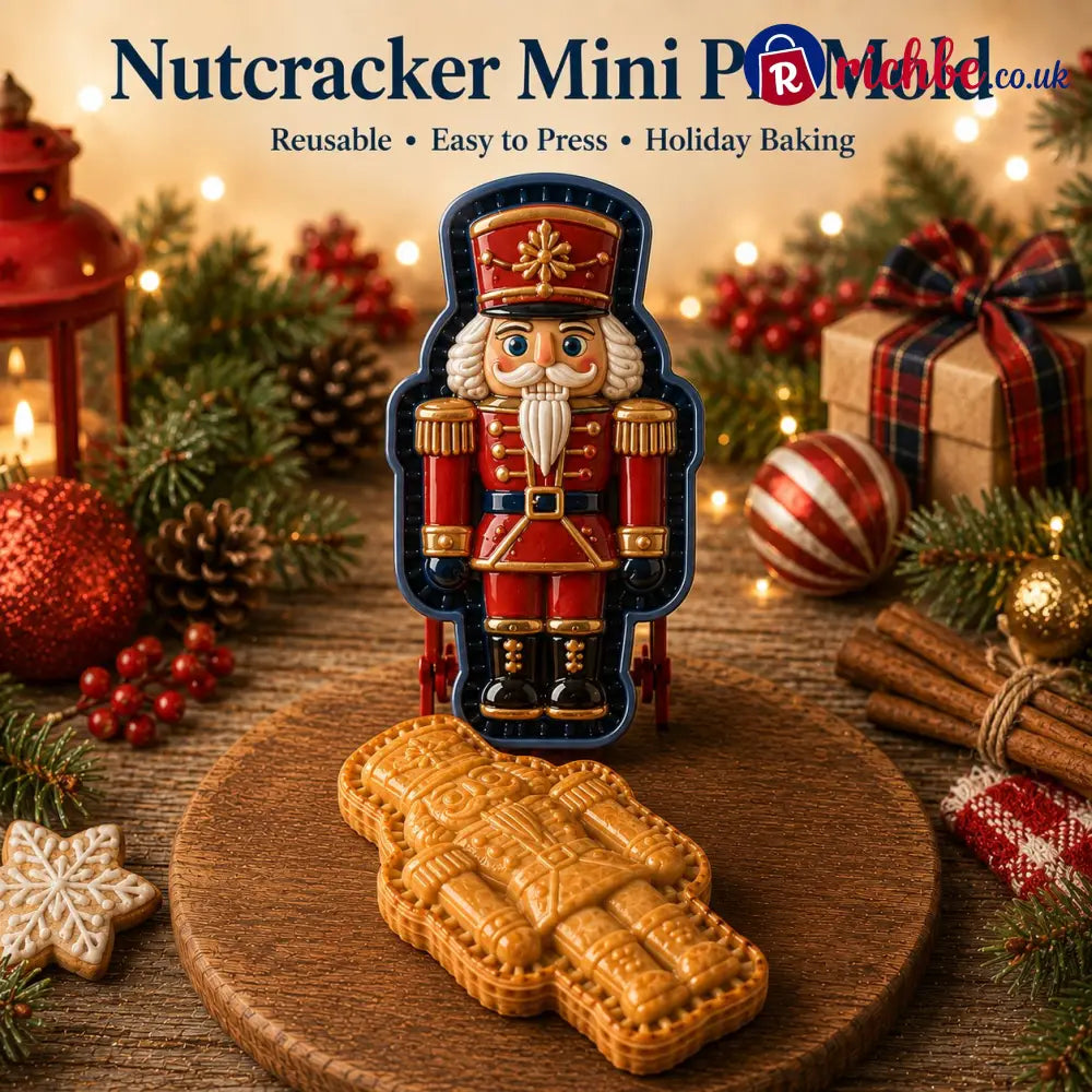 🎄8-Design Christmas Mini Pie Mold Collection| Reusable Embossed Molds