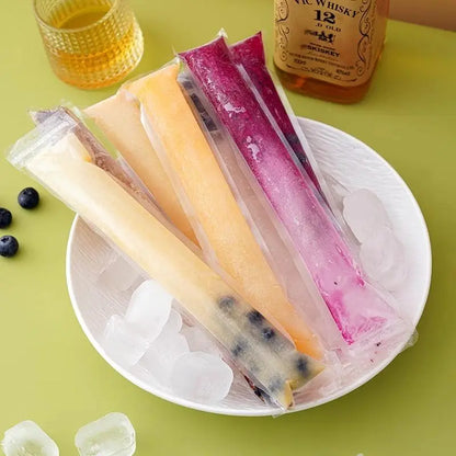 Food-grade disposable popsicle bags