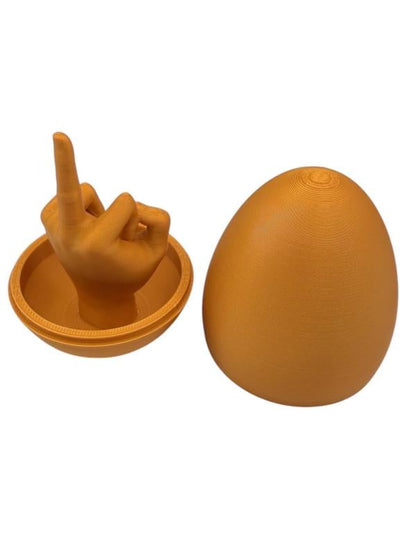🔥Easter Egg Surprise – Funny 3D Printed Middle Finger Egg
