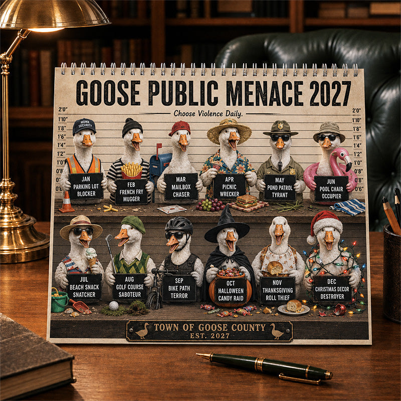 🦝🚨 Raccoon Crime Syndicate 2027 Calendar – 12 Months of Trash, Trouble & Tiny Criminals 😂