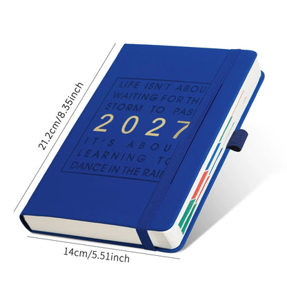 📅  📓 2027 Calendar Notebook – A5, one day per sheet, date-marked – Ideal for daily logs & future reference ✨