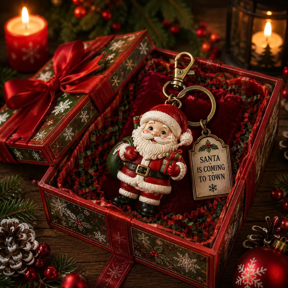 🔥Last Day 49% OFF🎄 2026 Christmas Character Keychain Gift Box🎁
