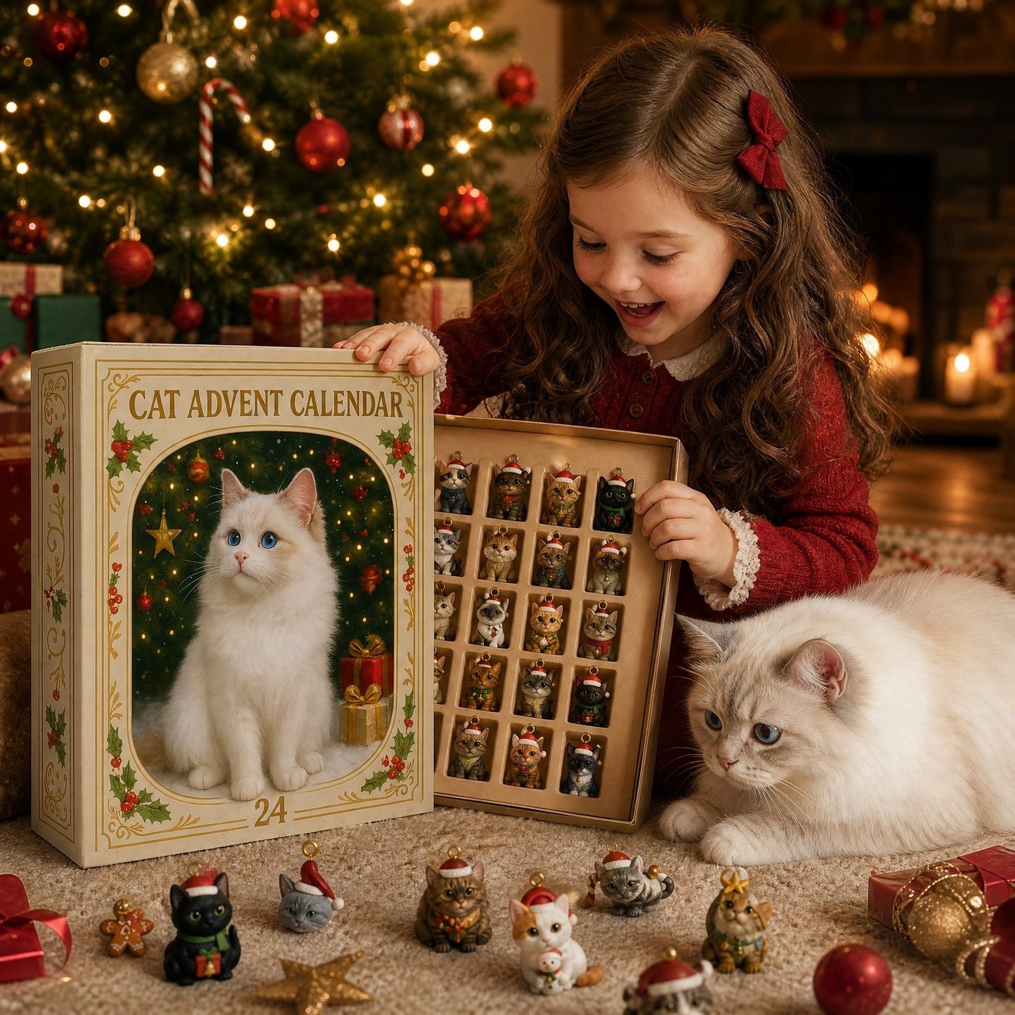 🐱🎄Advent Calendar 2026 Cat Advent Calendar - Giftfor Adults Friends CatOwners and Lovers Christmas Holiday Countdown Gift