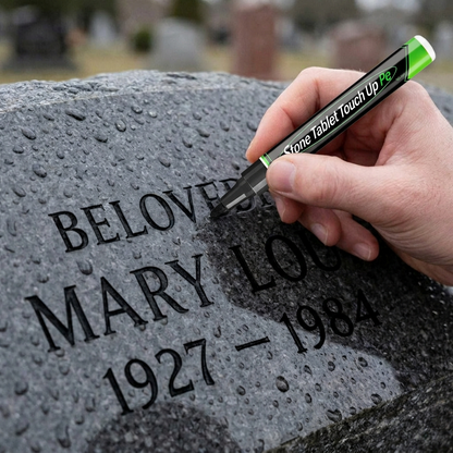 🐦Golden Tombstone Marker Pen for Restoring Faded Grave Inscriptions（2 PCS）