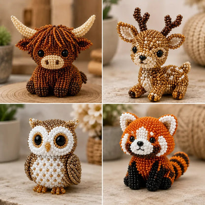 🧵✨Petite 3D Beaded Animal Craft Kit