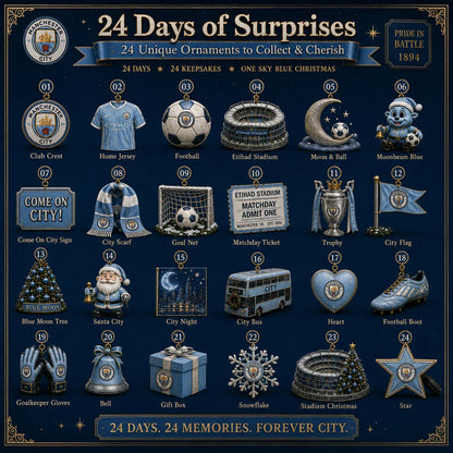 🎄 Blue Moon Football Christmas Advent Calendar