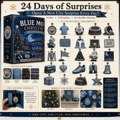 🎄 Blue Moon Football Christmas Advent Calendar