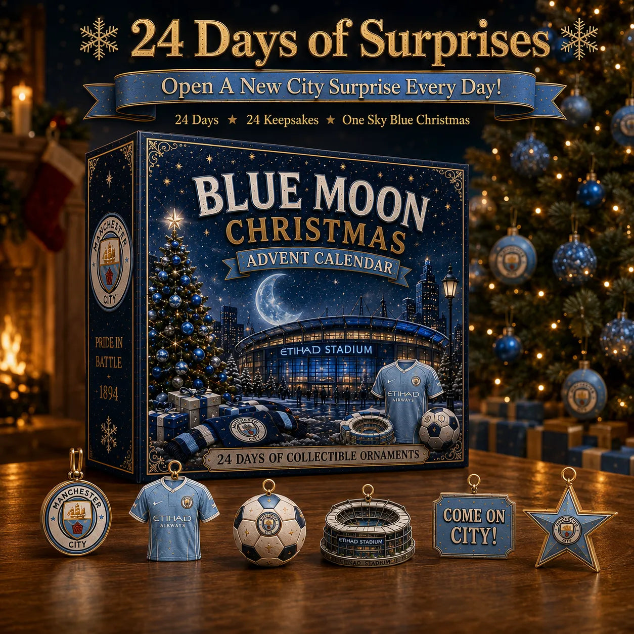 🎄 Blue Moon Football Christmas Advent Calendar
