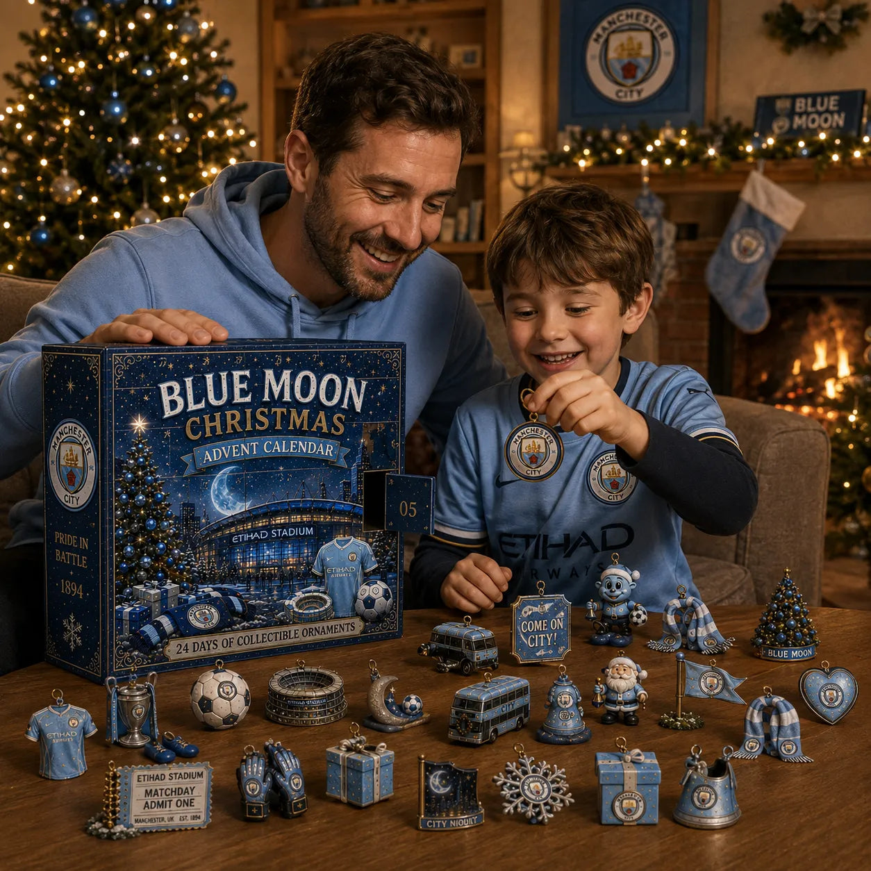 🎄 Blue Moon Football Christmas Advent Calendar