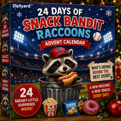 🦝 24 Days of Snack Bandit Raccoons Advent Calendar