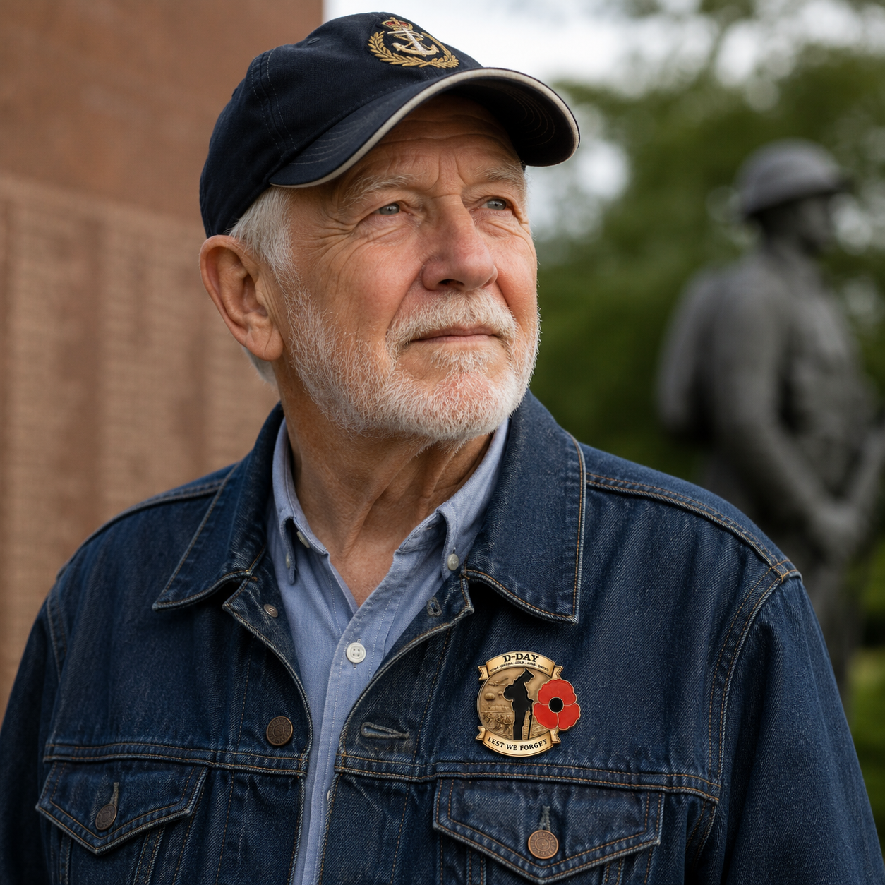 Limited Edition D-DAY 80th Anniversary Commemorative Brooch