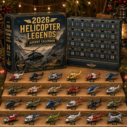 🚁2026 Helicopter Legends Advent Calendar – 24 Days of Collectible Helicopter Surprises