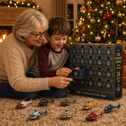 🚁2026 Helicopter Legends Advent Calendar – 24 Days of Collectible Helicopter Surprises