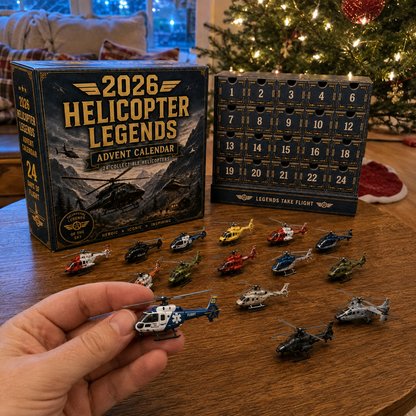 🚁2026 Helicopter Legends Advent Calendar – 24 Days of Collectible Helicopter Surprises