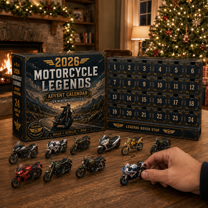 2026 Motorcycle Legends Advent Calendar – 24 Days, 24 Mini Motorcycles, 24 Legendary Rides