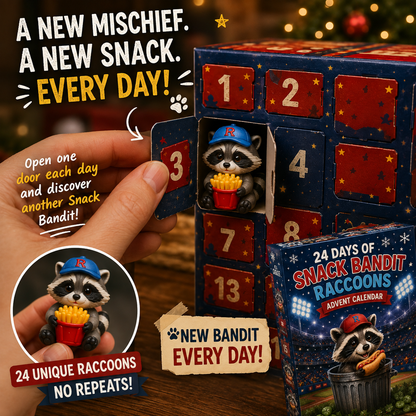 🦝 24 Days of Snack Bandit Raccoons Advent Calendar