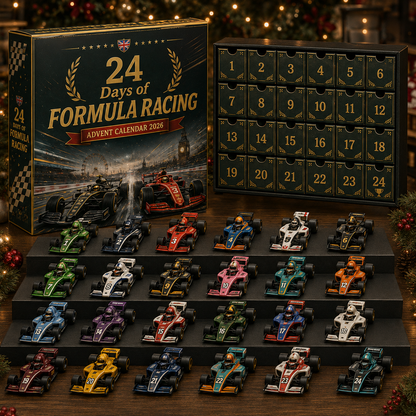 🏎️ 24 Days of Formula Racing Advent Calendar 2026 – 24 Collectible Racing Cars