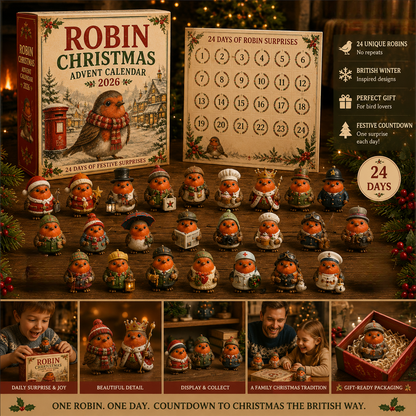 🐦 Robin Christmas Advent Calendar 2026 – 24 Days of British Winter Surprises