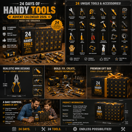 🔧 2026 Workshop Wonders Advent Calendar – 24 Days of Mini DIY Tool Surprises 🎄