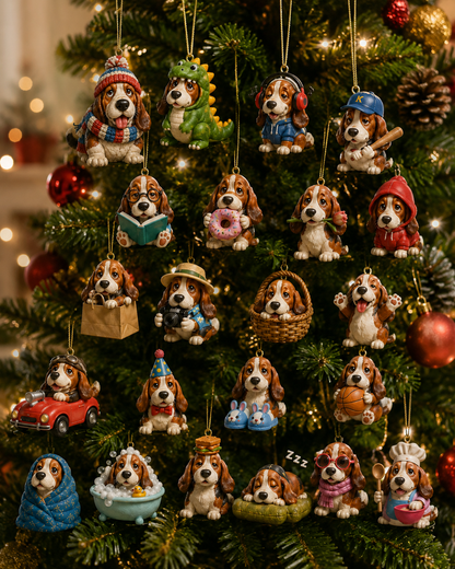Silly Basset Hound Advent Calendar 2026 - 24-Day Festive Countdown