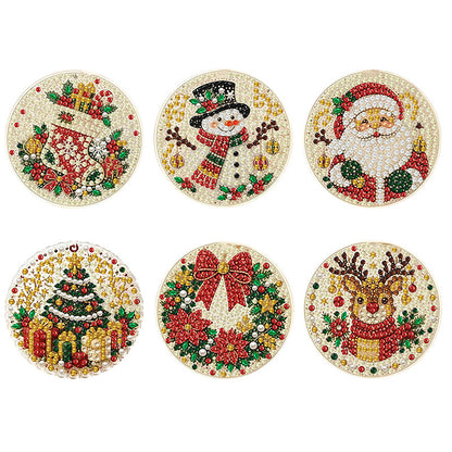 🎄50% OFF NOW! Christmas DIY Painting Hanging Ornaments Set‑5D Pearl Rhinestone DIY Christmas Tree Decorations, Festive Handmade Craft Kit for Holiday Home Decor