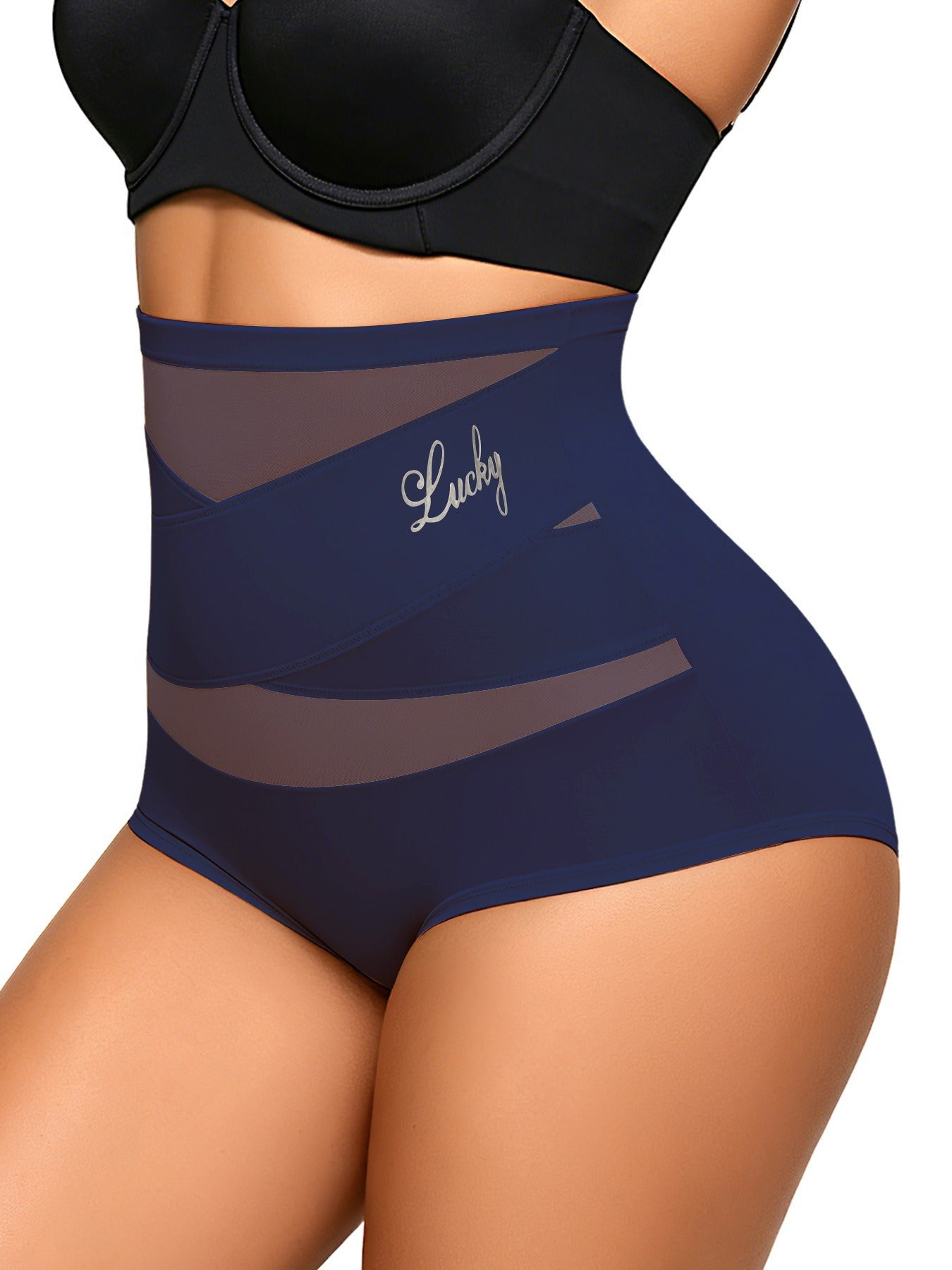 💖Last Day-Buy 1 Get 3 Packs💖Plus-Size High-Waist Cross Tummy Control Panties